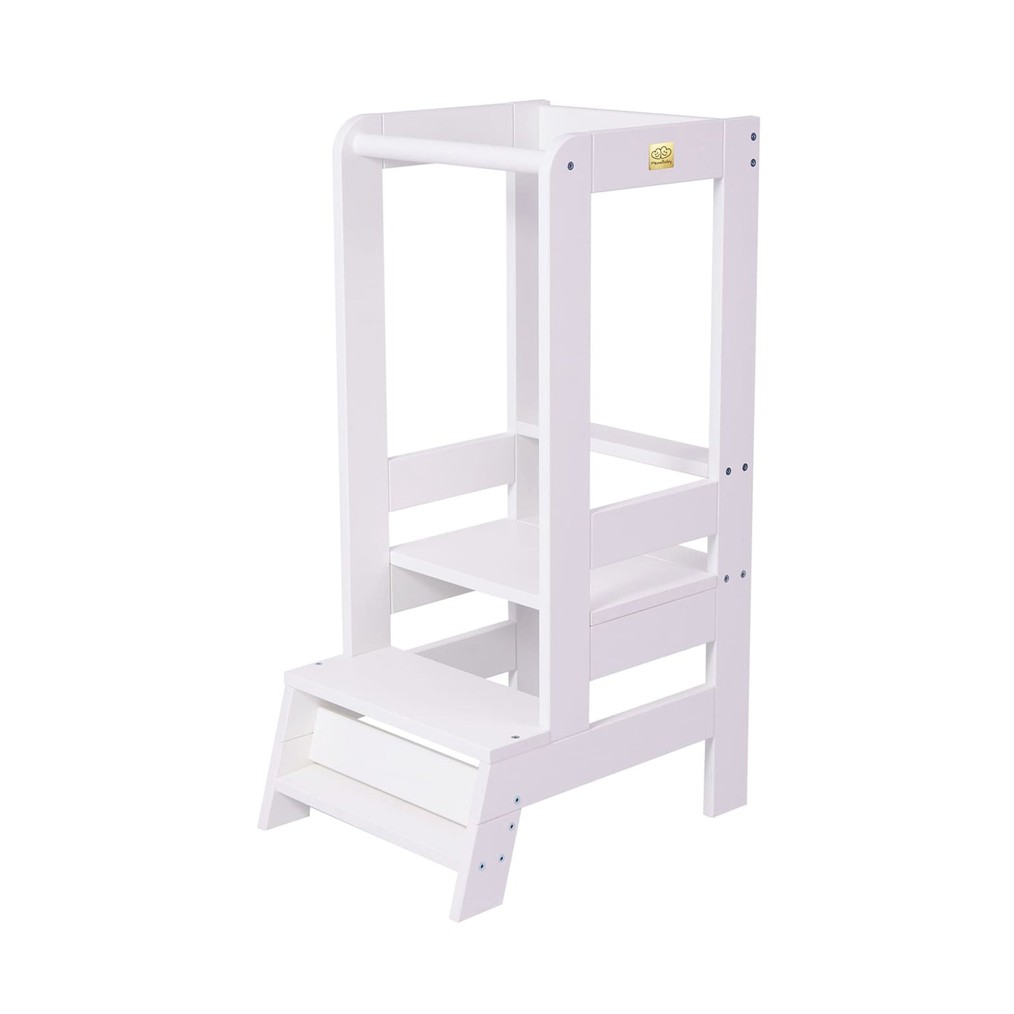 MeowBaby Toddler Wooden Kitchen Helper - Learning tower