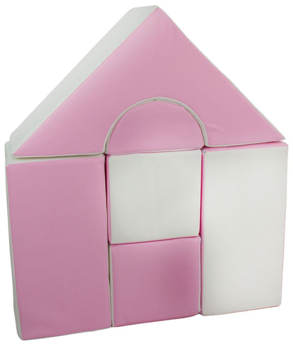 Mini Castle Blocks - Pink & White