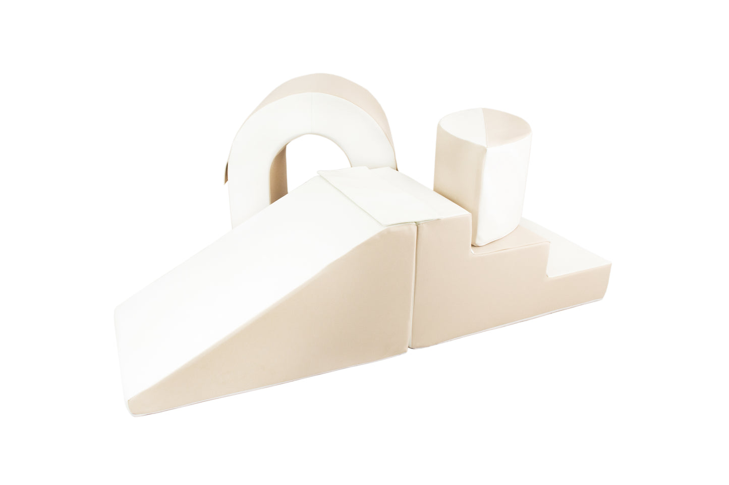 Arch Step & Slide - Beige & White