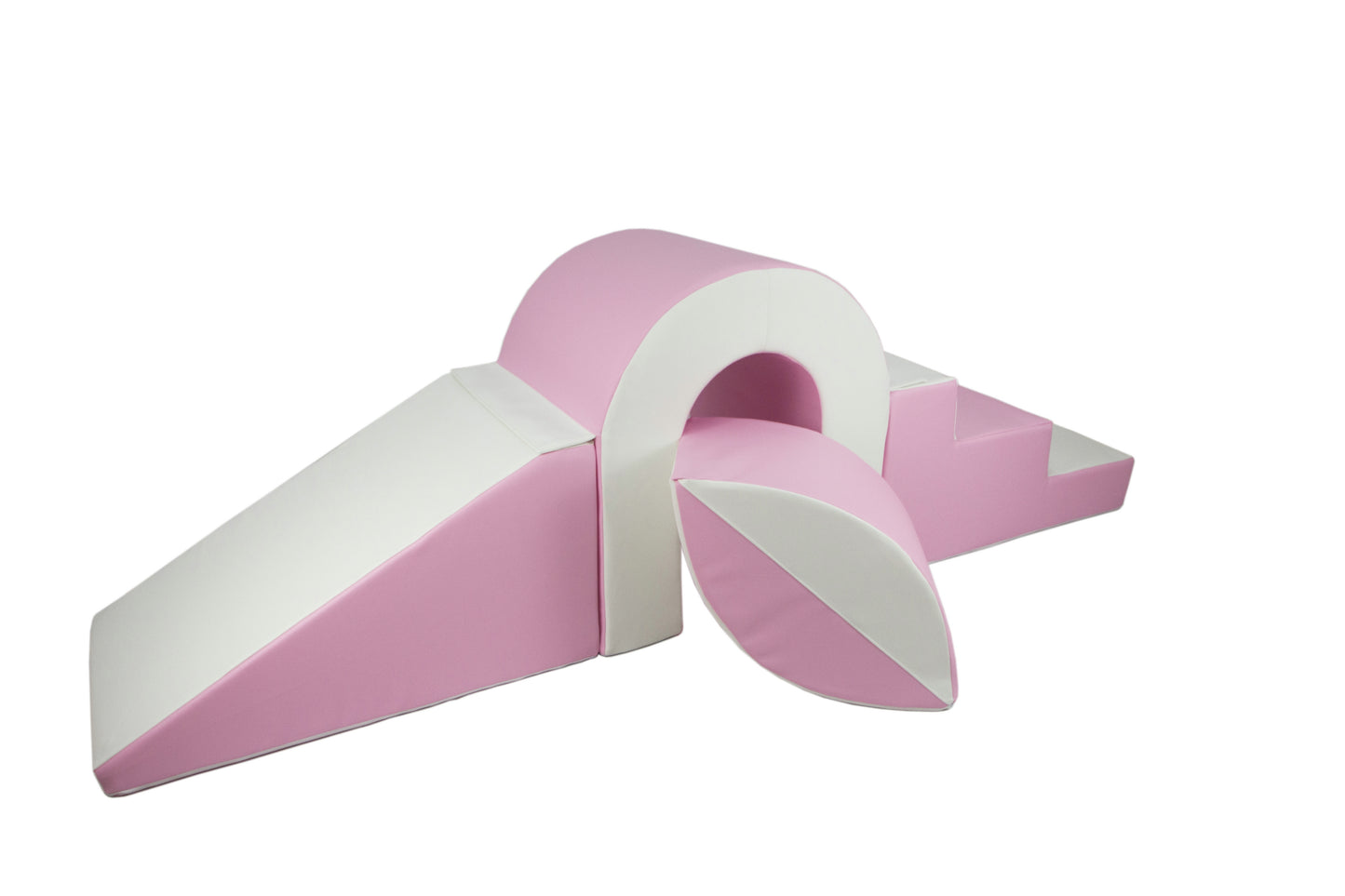 Arch Step & Slide - White & Pink