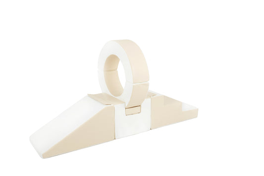 Hoop Step & Slide - Beige & White