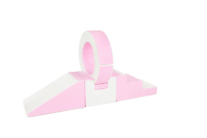 Hoop Step & Slide - White & Pink