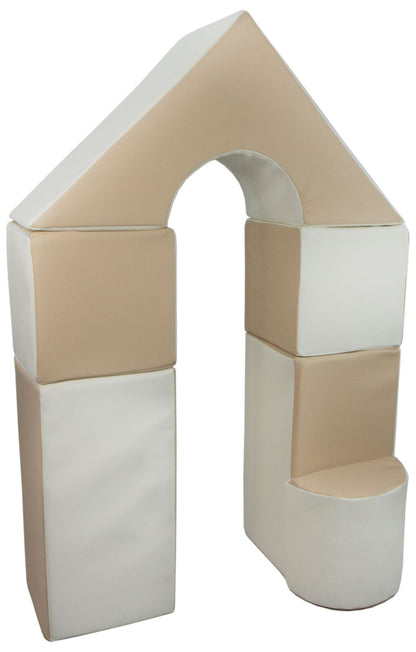 Mini Castle Blocks - Beige & White