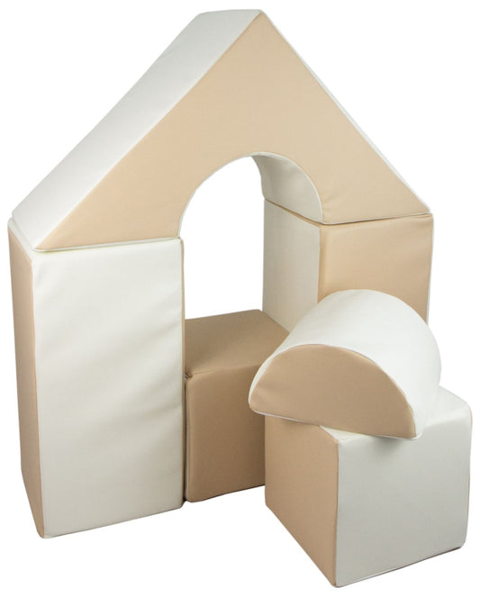 Mini Castle Blocks - Beige & White