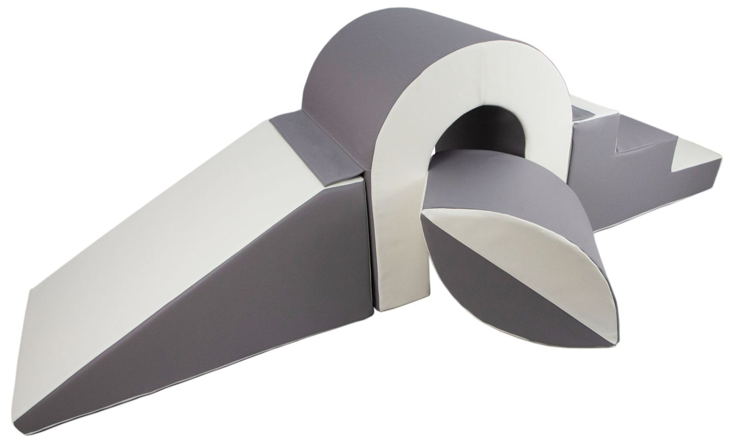 Arch Step & Slide - Grey & White