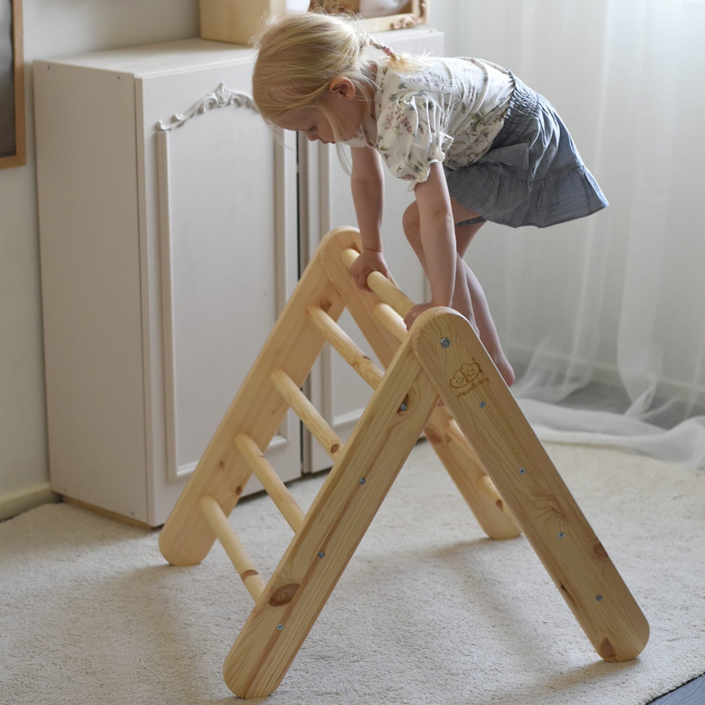 MeowBaby Montessori Pikler Climbing Frame