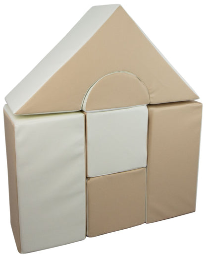 Mini Castle Blocks - Beige & White