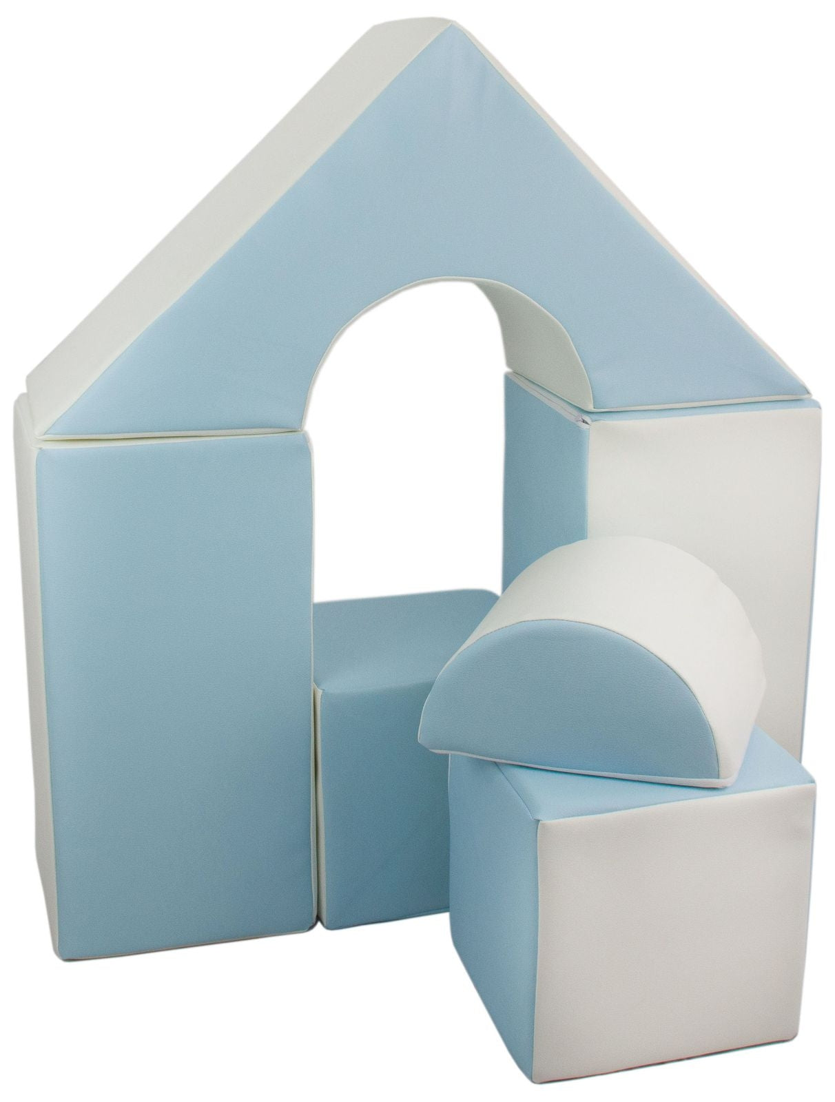 Mini Castle Blocks - Blue & White