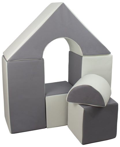 Mini Castle Blocks - Grey & White